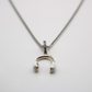 Beat Drop Silver Necklace